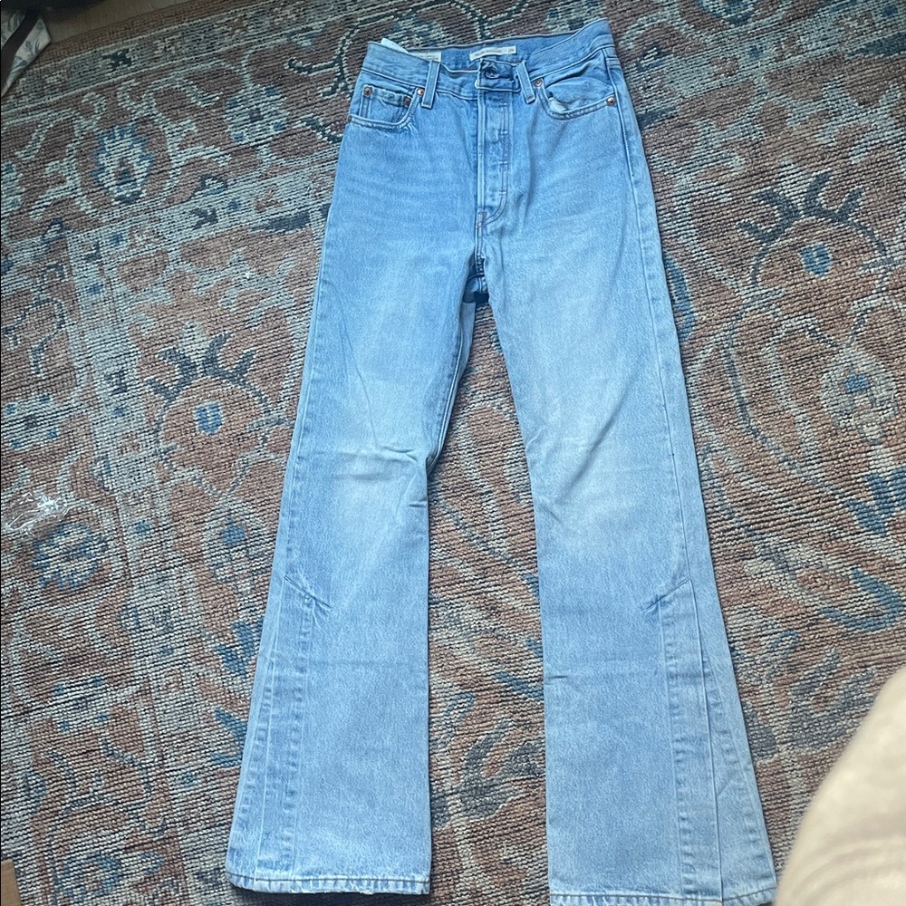 Levi's Light Blue Flare Jeans